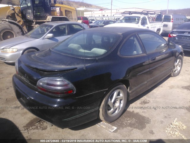 1G2WP12K8VF289289 - 1997 PONTIAC GRAND PRIX GT BLACK photo 4