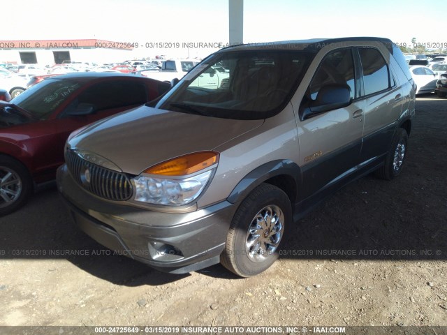 3G5DA03EX2S510915 - 2002 BUICK RENDEZVOUS CX GOLD photo 2