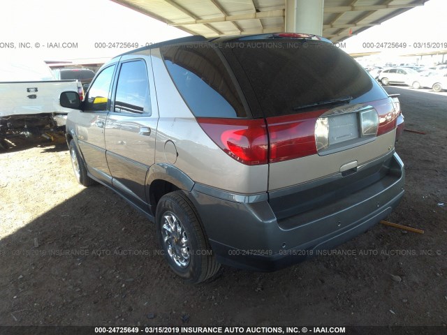 3G5DA03EX2S510915 - 2002 BUICK RENDEZVOUS CX GOLD photo 3