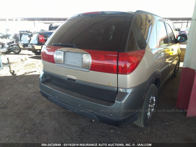 3G5DA03EX2S510915 - 2002 BUICK RENDEZVOUS CX GOLD photo 4