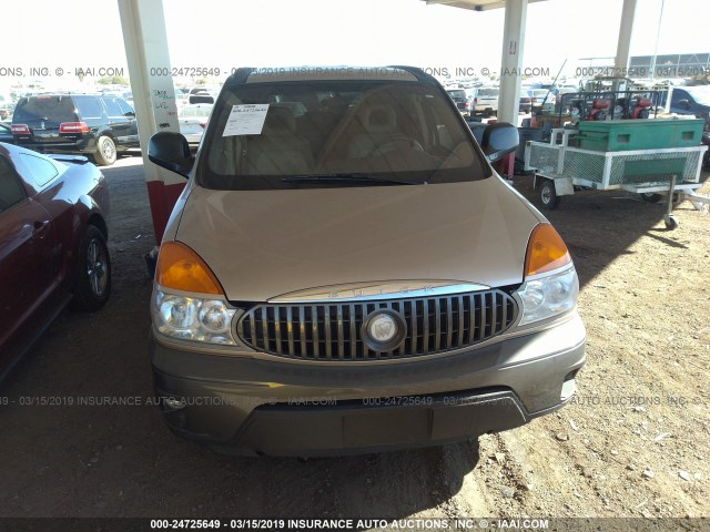 3G5DA03EX2S510915 - 2002 BUICK RENDEZVOUS CX GOLD photo 6