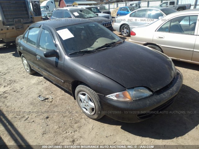 1G1JC524427231334 - 2002 CHEVROLET CAVALIER CNG BLACK photo 1