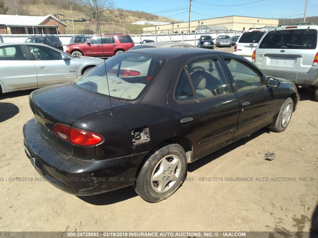 1G1JC524427231334 - 2002 CHEVROLET CAVALIER CNG BLACK photo 4