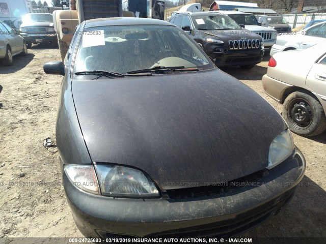 1G1JC524427231334 - 2002 CHEVROLET CAVALIER CNG BLACK photo 6