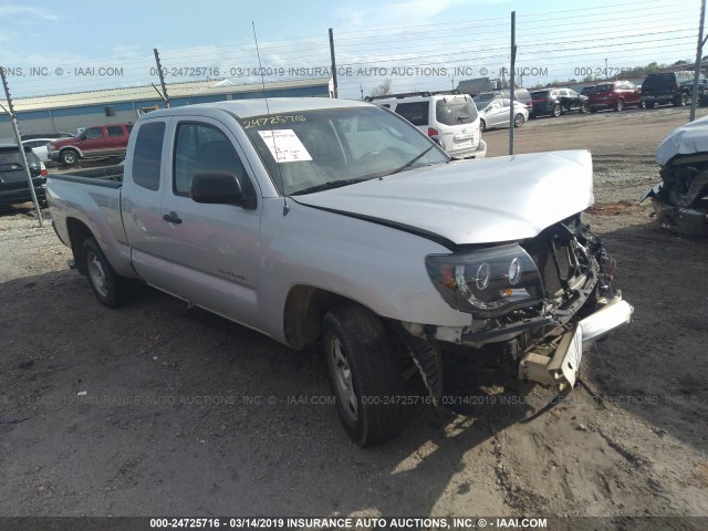5TETX22N06Z276197 - 2006 TOYOTA TACOMA ACCESS CAB ვერცხლისფერი ფოტო 1