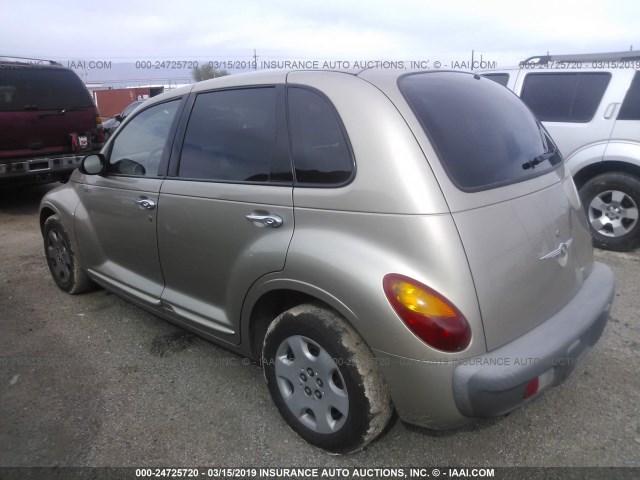 3C4FY48B03T587484 - 2003 CHRYSLER PT CRUISER CLASSIC Champagne photo 3