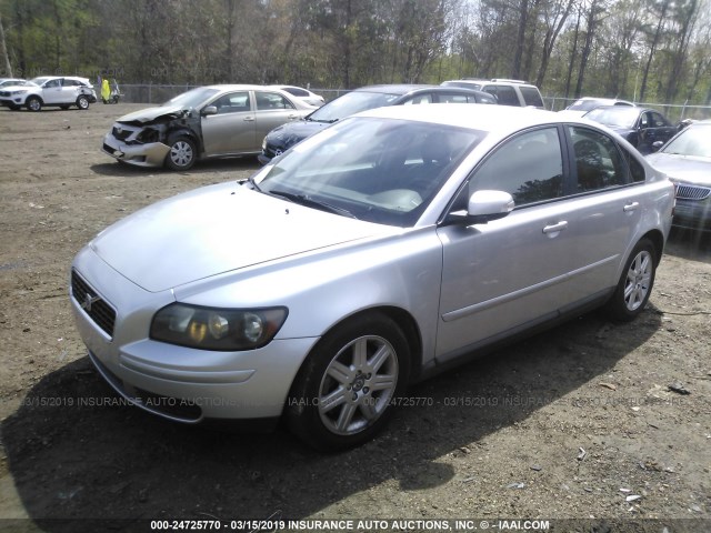 YV1MS382X72271255 - 2007 VOLVO S40 2.4I SILVER photo 2