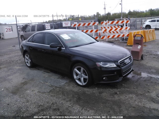 WAUKFAFL4BN051065 - 2011 AUDI A4 PRESTIGE BLACK photo 1