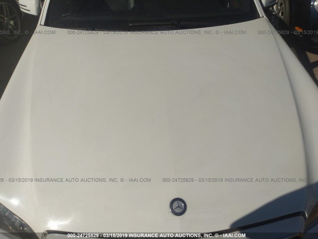 WDDHF5KB7EA934130 - 2014 MERCEDES-BENZ E 350 WHITE photo 10