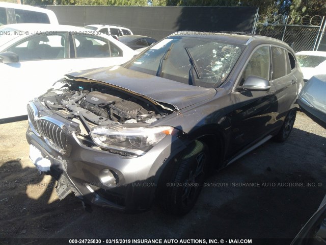 WBXHT3C32H5F68417 - 2017 BMW X1 XDRIVE28I ნაცრისფერი ფოტო 2