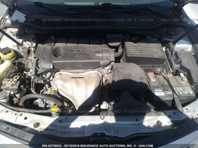 4T1BF3EK0BU609261 - 2011 TOYOTA CAMRY SE/LE/XLE 银色 照片 10