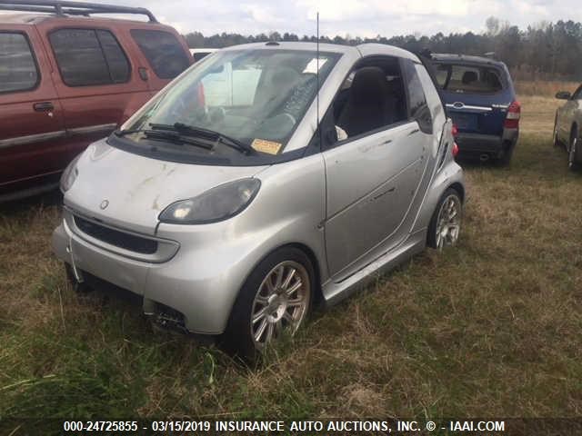 WMEEK31X79K222275 - 2009 SMART FORTWO PASSION Unknown photo 2