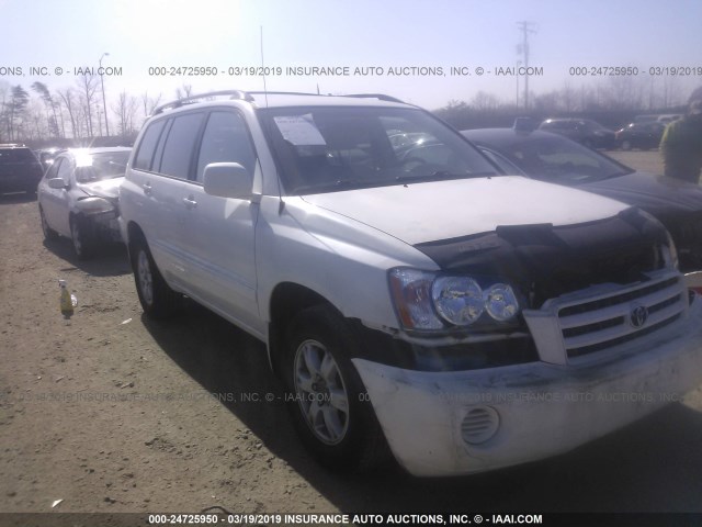 JTEHF21A730121838 - 2003 TOYOTA HIGHLANDER LIMITED WHITE photo 1