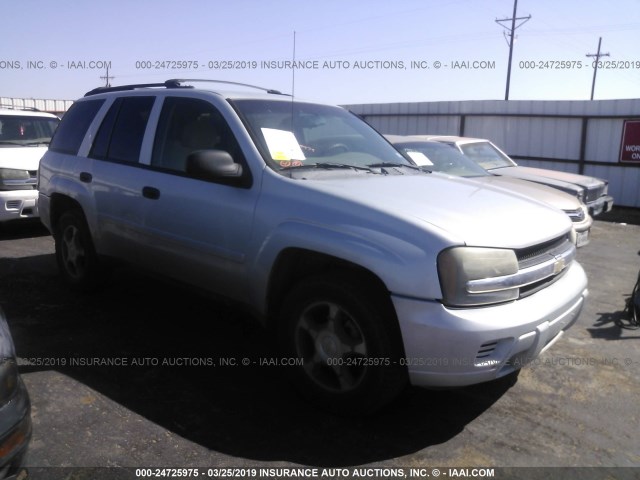 1GNDS13S772154094 - 2007 CHEVROLET TRAILBLAZER LS/LT SILVER photo 1