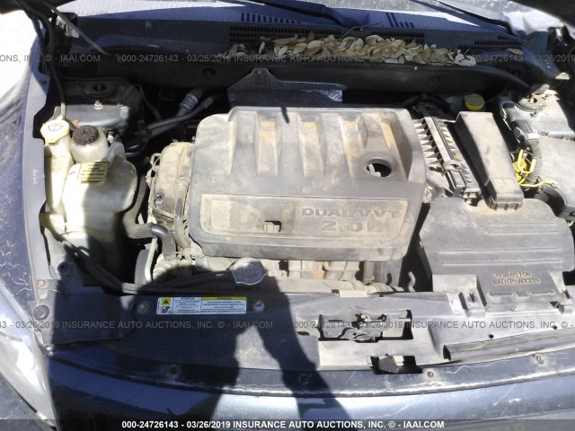 1B3HB28B37D540140 - 2007 DODGE CALIBER BLUE photo 10