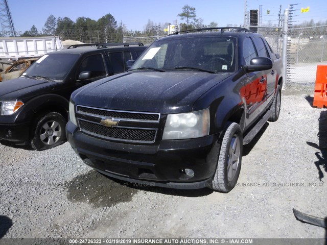 3GNEC12017G155427 - 2007 CHEVROLET AVALANCHE C1500 BLACK photo 2