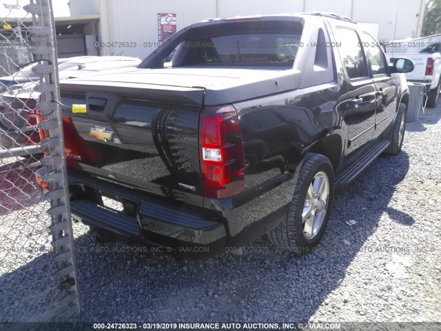 3GNEC12017G155427 - 2007 CHEVROLET AVALANCHE C1500 BLACK photo 4