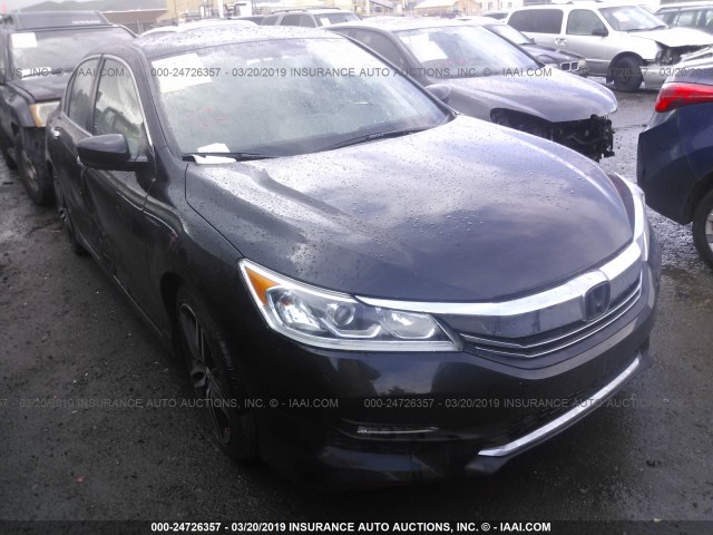 1HGCR2F58HA174357 - 2017 HONDA ACCORD SPORT BLACK photo 1