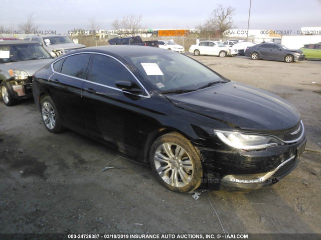 1C3CCCAB6GN109294 - 2016 CHRYSLER 200 LIMITED BLACK photo 1