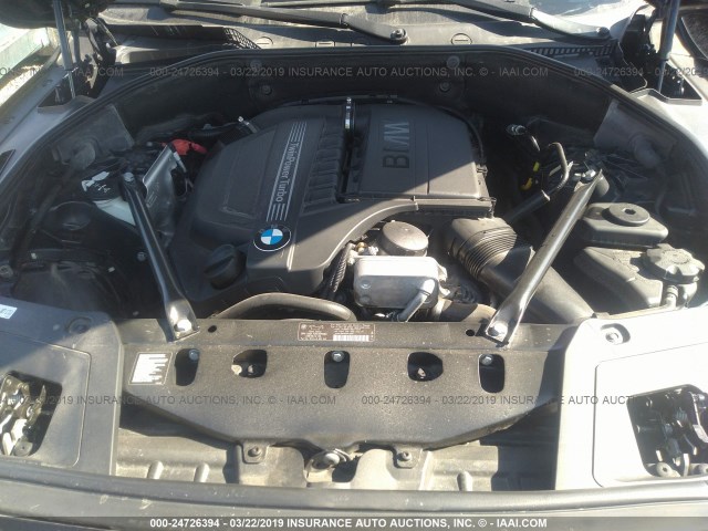 WBASP2C55CC338579 - 2012 BMW 535 XIGT BLACK photo 10
