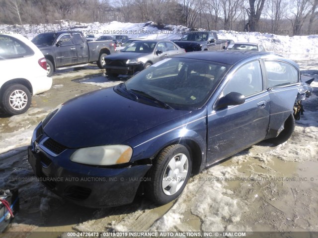 1B3EL46T95N606818 - 2005 DODGE STRATUS SXT BLUE photo 2