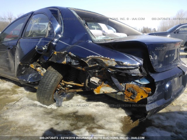 1B3EL46T95N606818 - 2005 DODGE STRATUS SXT BLUE photo 6