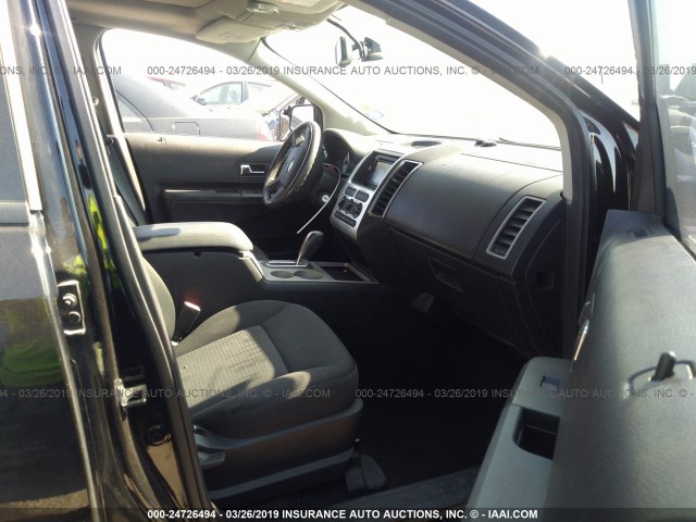 2FMDK48C07BA57904 - 2007 FORD EDGE SEL BLACK photo 5