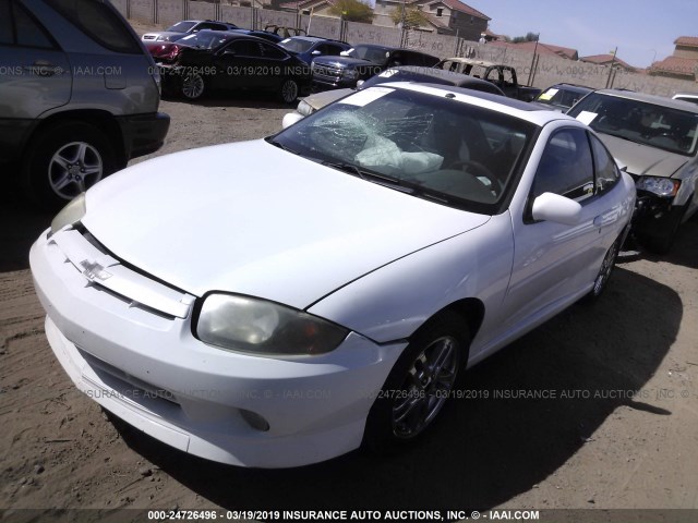 1G1JH12F347223109 - 2004 CHEVROLET CAVALIER LS SPORT WHITE photo 2