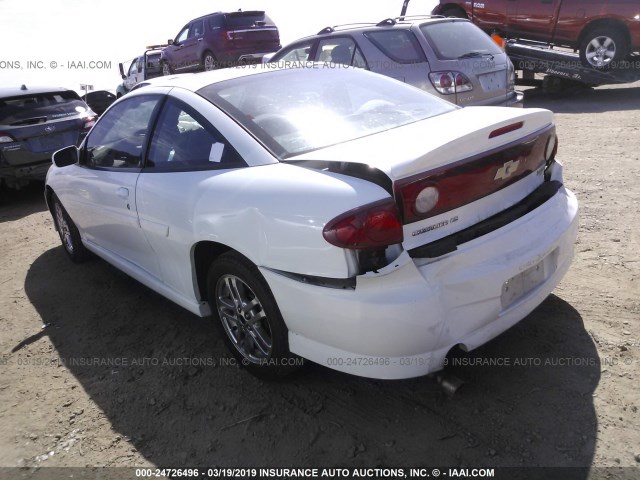 1G1JH12F347223109 - 2004 CHEVROLET CAVALIER LS SPORT WHITE photo 3