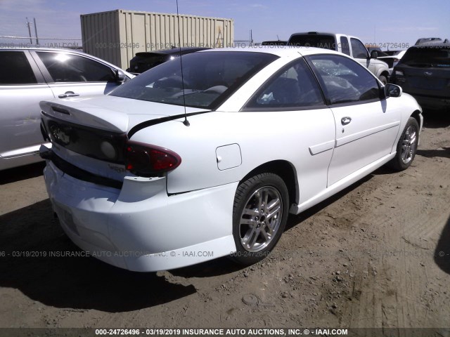 1G1JH12F347223109 - 2004 CHEVROLET CAVALIER LS SPORT WHITE photo 4