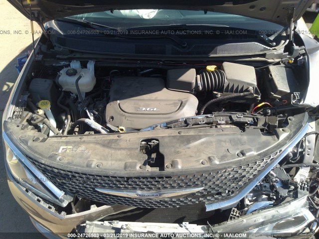 2C4RC1BG7HR803615 - 2017 CHRYSLER PACIFICA TOURING L 锡色 照片 10