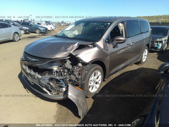 2C4RC1BG7HR803615 - 2017 CHRYSLER PACIFICA TOURING L 锡色 照片 2