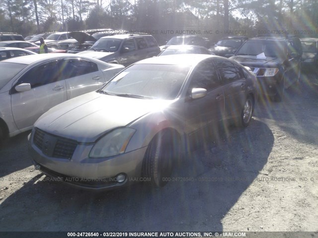 1N4BA41E94C930187 - 2004 NISSAN MAXIMA SE/SL GOLD photo 2