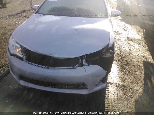 4T1BF1FK3CU065553 - 2012 TOYOTA CAMRY SE/LE/XLE SILVER photo 6