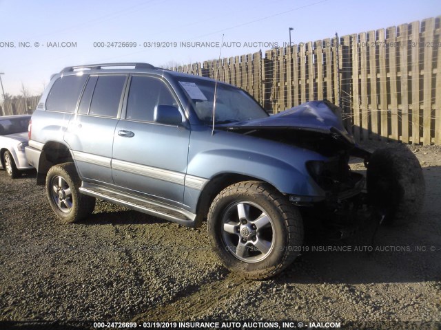 JTEHT05J462081864 - 2006 TOYOTA LAND CRUISER  BLUE photo 1