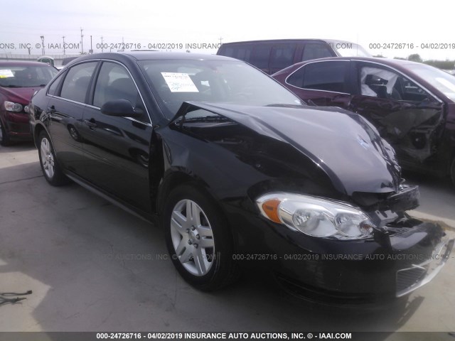 2G1WB5E33E1164822 - 2014 CHEVROLET IMPALA LIMITED LT BLACK photo 1