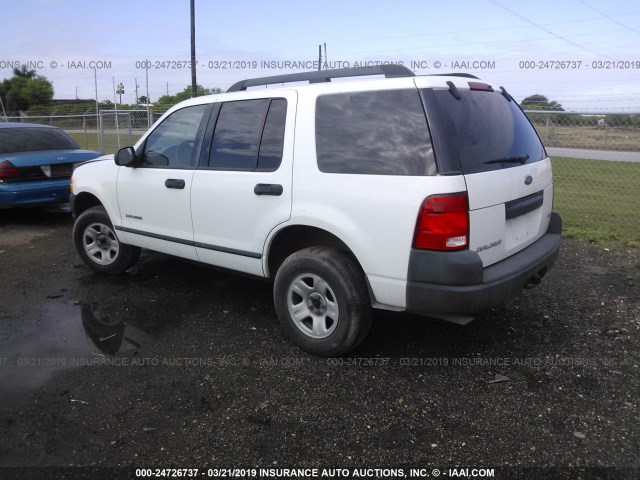 1FMZU62K15ZA65127 - 2005 FORD EXPLORER XLS/XLS SPORT WHITE photo 3