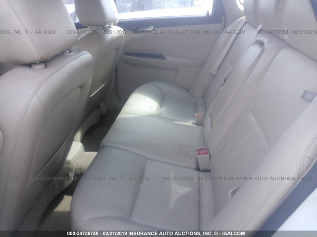 2G1WC5EM8B1187501 - 2011 CHEVROLET IMPALA LTZ WHITE photo 8