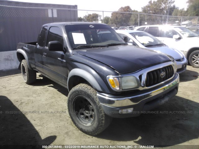 5TESN92N71Z838485 - 2001 TOYOTA TACOMA XTRACAB PRERUNNER შავი ფოტო 1