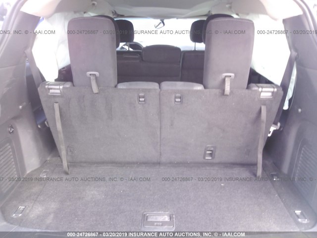 5N1AR2MM4FC626124 - 2015 NISSAN PATHFINDER S/SV/SL/PLATINUM BROWN photo 8