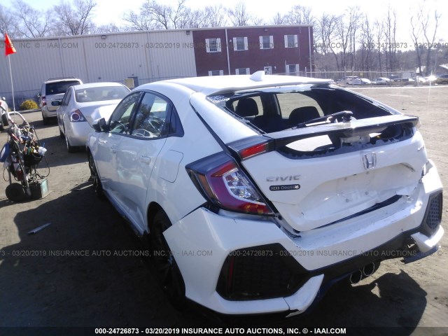 SHHFK7H4XHU403547 - 2017 HONDA CIVIC SPORT WHITE photo 3