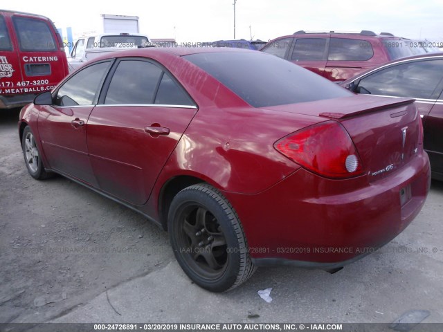 1G2ZG58N074157227 - 2007 PONTIAC G6 SE RED photo 3