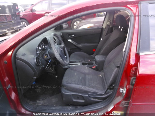 1G2ZG58N074157227 - 2007 PONTIAC G6 SE RED photo 5