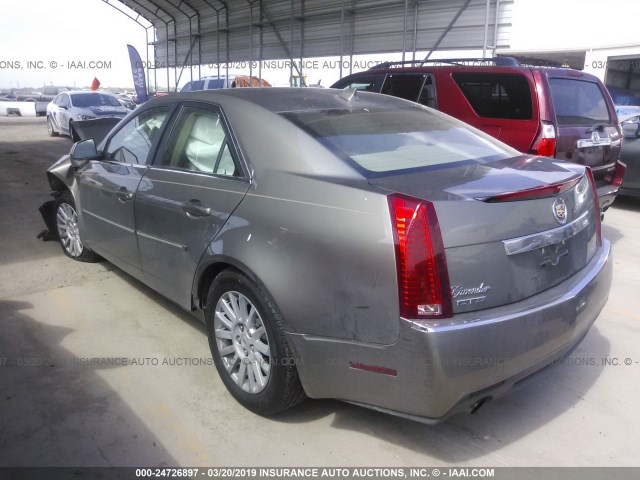 1G6DE5EY8B0148854 - 2011 CADILLAC CTS LUXURY COLLECTION TAN photo 3