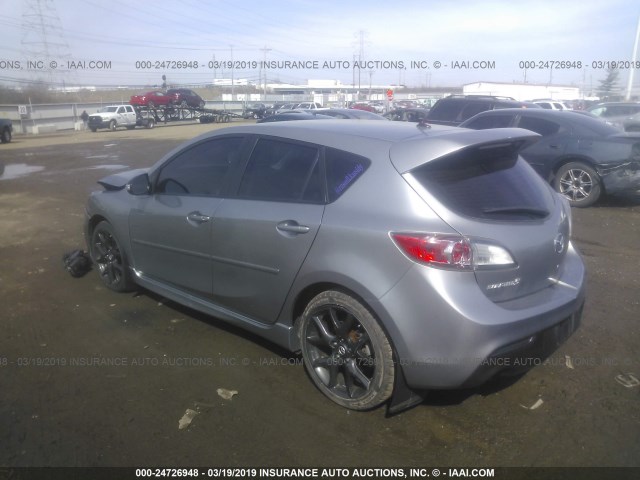 JM1BL1L3XD1770265 - 2013 MAZDA SPEED 3 SILVER photo 3