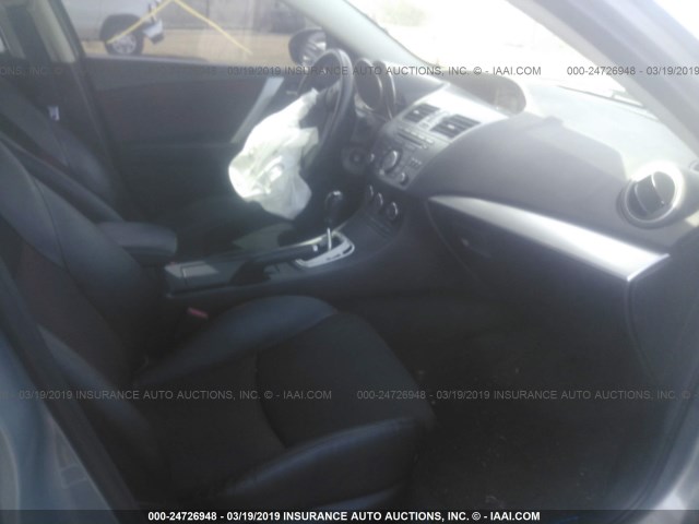 JM1BL1L3XD1770265 - 2013 MAZDA SPEED 3 SILVER photo 5