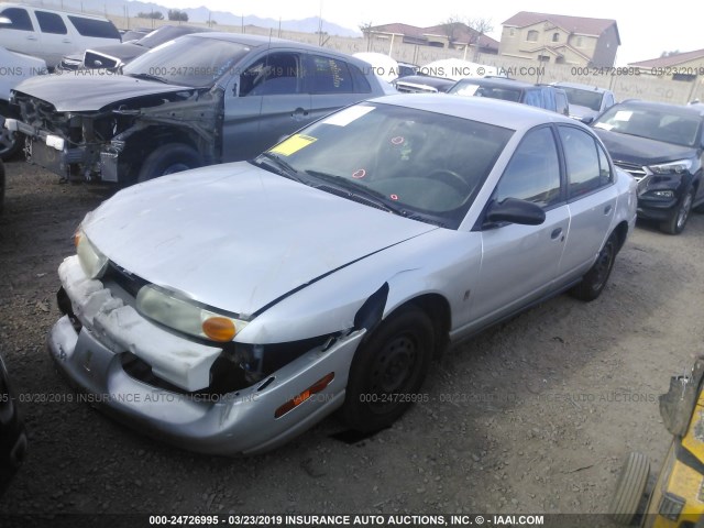 1G8ZH52822Z232804 - 2002 SATURN SL1 SILVER photo 2