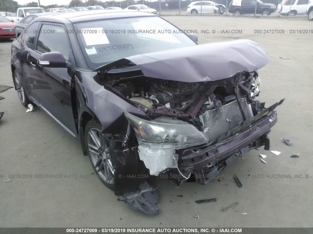 JTKJF5C71B3019725 - 2011 TOYOTA SCION TC BURGUNDY photo 1