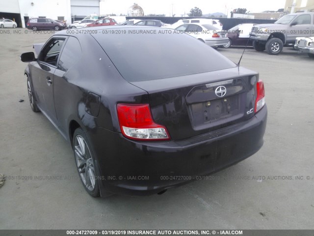 JTKJF5C71B3019725 - 2011 TOYOTA SCION TC BURGUNDY photo 3