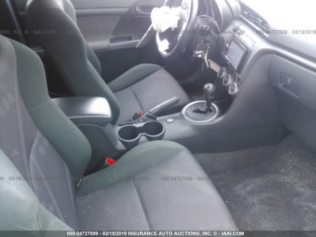 JTKJF5C71B3019725 - 2011 TOYOTA SCION TC BURGUNDY photo 5